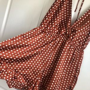 Polka dot romper